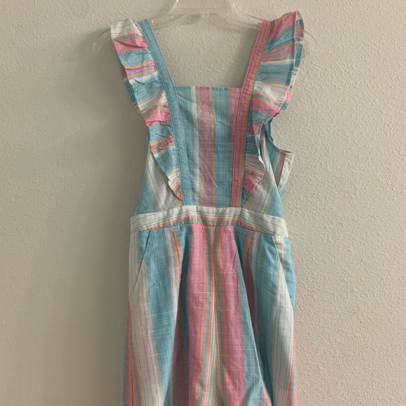 Vici Dolls Ruffle Pastel Striped Romper - Picture 9 of 13